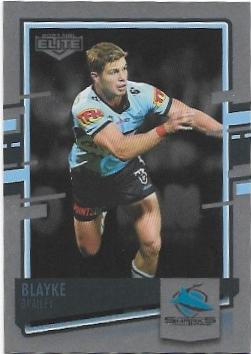 2021 Nrl Elite Silver Special Parallel (SS029) Blayke Brailey Sharks