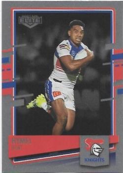 2021 Nrl Elite Silver Special Parallel (SS067) Hymel Hunt Knights