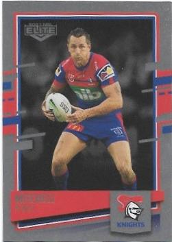 2021 Nrl Elite Silver Special Parallel (SS070) Mitchell Pearce Knights