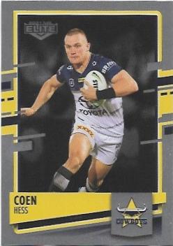 2021 Nrl Elite Silver Special Parallel (SS078) Coen Hess Cowboys