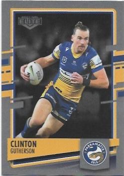 2021 Nrl Elite Silver Special Parallel (SS087) Clinton Gutherson Eels