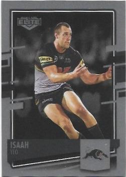 2021 Nrl Elite Silver Special Parallel (SS099) Isaah Yeo Panthers