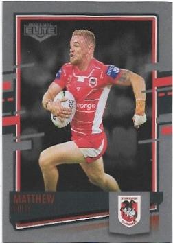 2021 Nrl Elite Silver Special Parallel (SS111) Matthew Dufty Dragons