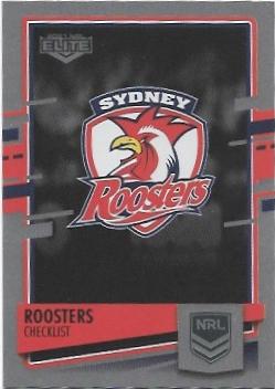 2021 Nrl Elite Silver Special Parallel (SS118) Roosters Checklist