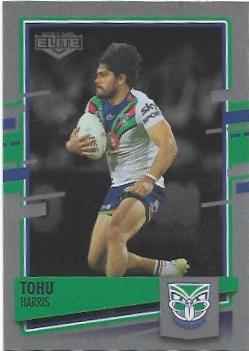 2021 Nrl Elite Silver Special Parallel (SS130) Tohu Harris Warriors