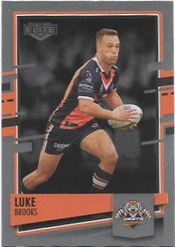 2021 Nrl Elite Silver Special Parallel (SS137) Luke Brooks Wests Tigers