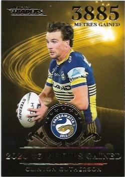 2021 Nrl Traders League Leader Gold Case Card (LLG3) Clinton GUTHERSON Eels 046/100