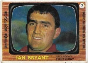 1967 Scanlens (2) Ian Bryant Footscray