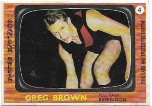 1967 Scanlens (4) Greg Brown Essendon