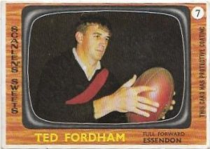 1967 Scanlens (7) Ted Fordham Essendon