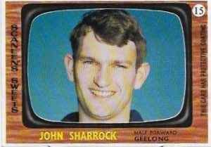 1967 Scanlens (15) John Sharrock Geelong