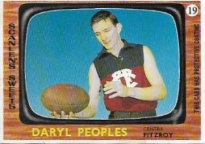 1967 Scanlens (19) Daryl Peoples Fitzroy