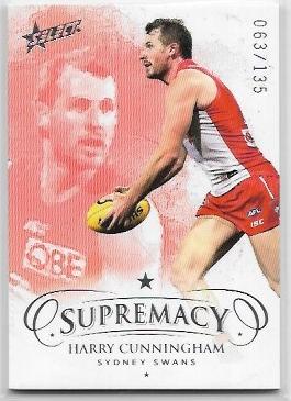 2021 Select Supremacy Base Silver (92) Harry Cunningham Sydney 063/135