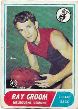 1969 Scanlens (48) Ray Groom Melbourne ::