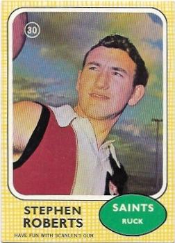 1970 Scanlens (30) Stephen Roberts St. Kilda ::