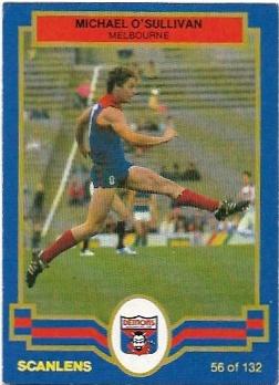 1986 Scanlens (56) Michael O’Sullivan Melbourne #