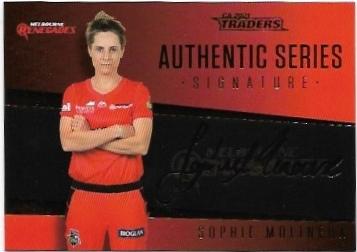 2021 / 22 TLA Cricket Authentic Series (AS5) Sophie Molineux Renegades