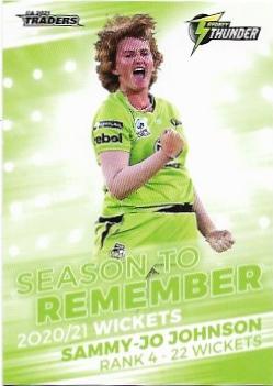 2021 / 22 TLA Cricket Season To Remember (STR14) Sammy-Jo Johnson Thunder