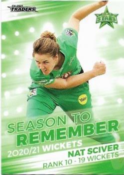 2021 / 22 TLA Cricket Season To Remember (STR20) Nat Sciver Stars
