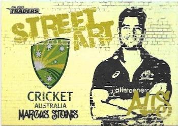 2021 / 22 TLA Cricket Street Art White (SAW02) Nicola Carey Australia