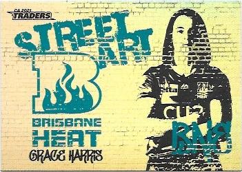 2021 / 22 TLA Cricket Street Art White (SAW05) Grace Harris Heat