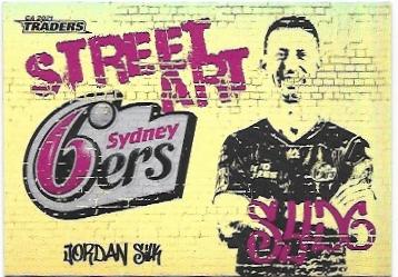 2021 / 22 TLA Cricket Street Art White (SAW16) Jordan Silk Sixers