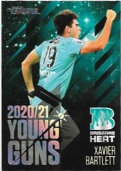 2021 / 22 TLA Cricket Young Guns Black (YGB05) Xavier Bartlett Heat 77/80