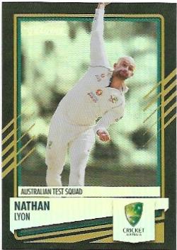 2021 / 22 TLA Cricket Silver Special Parallel (P008) Nathan LYON Australia