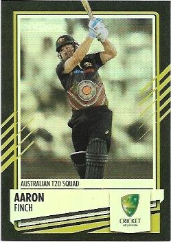 2021 / 22 TLA Cricket Silver Special Parallel (P032) Aaron FINCH Australia