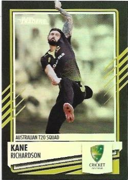 2021 / 22 TLA Cricket Silver Special Parallel (P037) Kane RICHARDSON Australia
