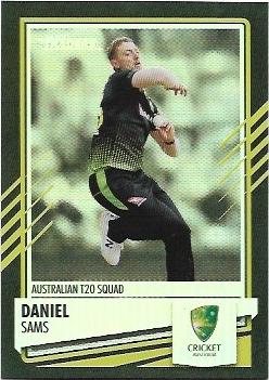 2021 / 22 TLA Cricket Silver Special Parallel (P038) Daniel SAMS Australia
