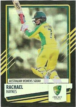 2021 / 22 TLA Cricket Silver Special Parallel (P046) Rachael HAYNES Australia