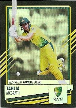 2021 / 22 TLA Cricket Silver Special Parallel (P050) Tahlia MCGRATH Australia