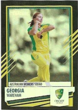 2021 / 22 TLA Cricket Silver Special Parallel (P057) Georgia WAREHAM Australia