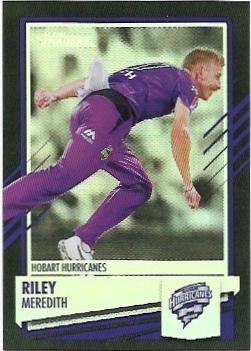 2021 / 22 TLA Cricket Silver Special Parallel (P086) Riley MEREDITH Hurricanes
