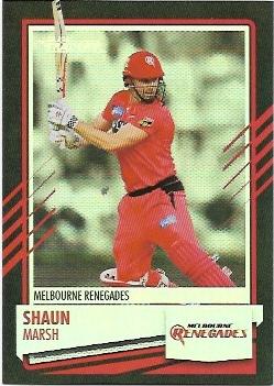 2021 / 22 TLA Cricket Silver Special Parallel (P099) Shaun MARSH Renegades