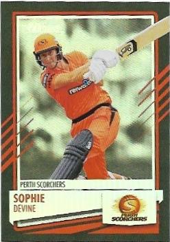 2021 / 22 TLA Cricket Silver Special Parallel (P126) Sophie DEVINE Scorchers