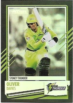 2021 / 22 TLA Cricket Silver Special Parallel (P143) Oliver DAVIES Thunder
