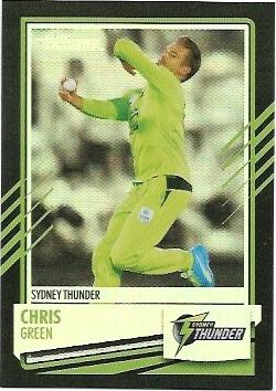 2021 / 22 TLA Cricket Silver Special Parallel (P144) Chris GREEN Thunder