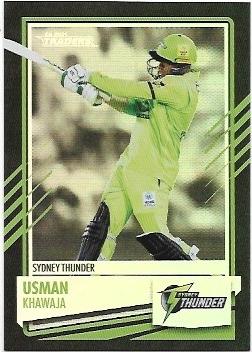 2021 / 22 TLA Cricket Silver Special Parallel (P145) Usman KHAWAJA Thunder