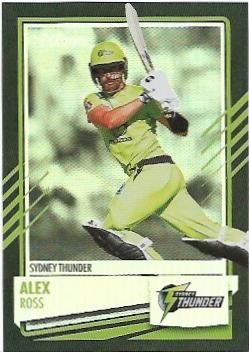 2021 / 22 TLA Cricket Silver Special Parallel (P146) Alex ROSS Thunder