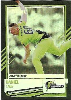 2021 / 22 TLA Cricket Silver Special Parallel (P147) Daniel SAMS Thunder