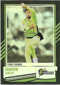2021 / 22 TLA Cricket Silver Special Parallel (P148) Tanveer SANGHA Thunder