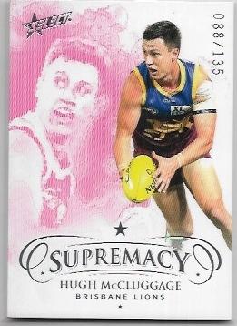 2021 Select Supremacy Base Silver (10) Hugh McCluggage Brisbane 088/135