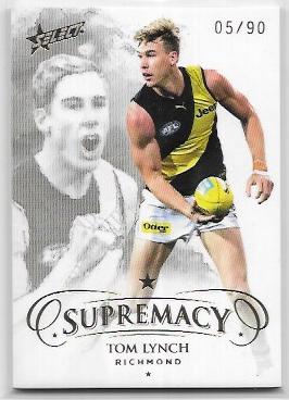 2021 Select Supremacy Parallel Gold (81) Tom LYNCH Richmond 05/90