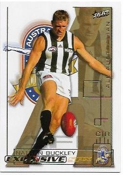 2002 Select SPX All Australian (AA7) Nathan Buckley Collingwood