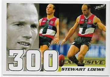2002 Select SPX Case Card (CC7) Stewart Loewe St Kilda