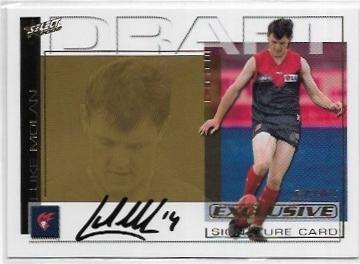 2002 Select SPX Draft Pick Signature (DS9) Luke Molan Melbourne