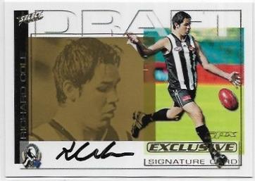 2002 Select SPX Draft Pick Signature (DS11) Richard Cole Collingwood