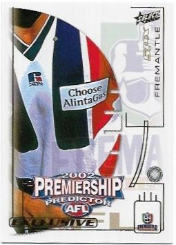 2002 Select SPX Premiership Predictor (PC6) Fremantle